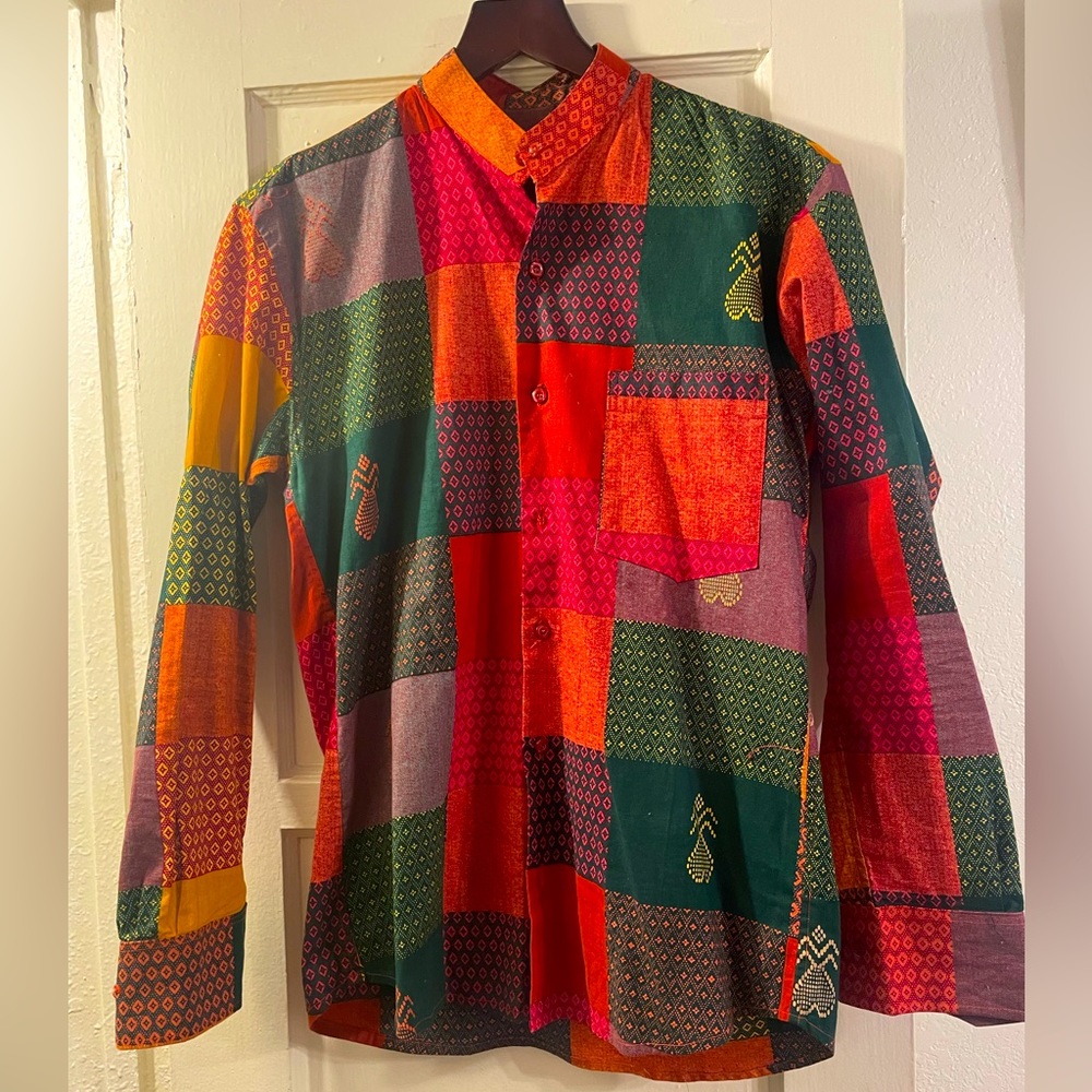 African print shirt